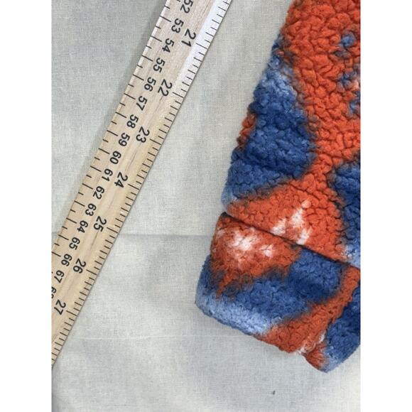 Rock And Roll Denim Pullover Hoodie Aztec Print All Over Women’s Medium - Picture 11 of 16